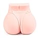 ZEMALIA Male Masturbators 3D Realistic Ass and Clitoris Vagina Doll with T-Back Design Pocket Vagina Pussy Adult Sex Toys Intense Stimulation for Men Sexual Wellness Discreet Packed