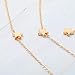 Evazen Multilayer Star Necklace Gold Layer Pendant Necklaces Chain Fashion Jewelry for Women and Girls