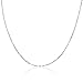Sterling Silver 0.90mm Thin Delicate Cable Chain Necklace, 16, 18, 20, 24, or 30 Inches
