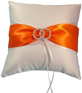 Amazon Com Chone White Satin Infinity Ring Wedding Ring Bearer