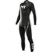 TYR Men's Hurricane Wetsuit Category 1, Black/White, Large