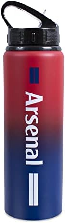 Hy-Pro Arsenal F.C. 750ml Aluminium Fade Water Bottle White view 2