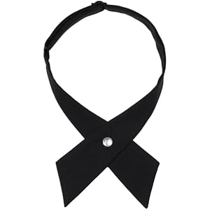 Adjustable-Criss-Cross-Bow-Tie for Women Girls Teen Graduation Uniform