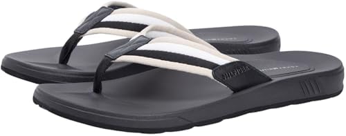 Sandalias de playa moldeadas Hilfiger Rwb FM0FM05803 para hombre, color negro (negro), 8