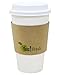 Yes!Fresh Disposable Paper Coffee Cups – To-Go Cups with Lids & Sleeves (Selected Sizes) – For Office, Parties, Home, Travel (White 16 oz 50 count)
