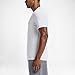 NIKE Men's Dri-FIT Cotton 2.0 Tee, White/White/Black, Medium