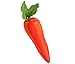 Lorigun 5 Pcs Simulation Carrots Artificial Vegetables Home&Kitchen Decorations