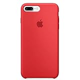 Anti-Drop iPhone 8 Plus / 7 Plus (5.5Inch) Liquid Silicone Gel Case, TOSHIELD Soft Microfiber Cloth Lining Cushion for iPhone 8 Plus and 7Plus (red-8)