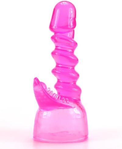 Magic Wand Massager Attachment Ribbed Shaft # 4