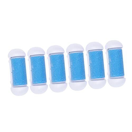 Generic 6Pcs Electric Foot Replacement Heads Curved Design Foot Care Tool for Smooth Feet for Dead Skin Removal and Exfoliation