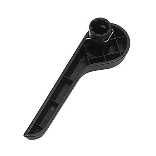 Seat Recliner Handle LH Driver Side Front Ebony for Chevy GMC Pickup Truck SUV (Black) - Thumbnail 4