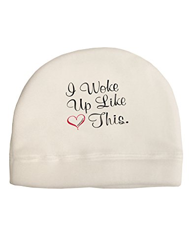 TooLoud I Woke Up Like This Child Fleece Beanie Cap Hat