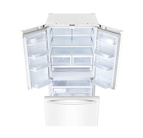 Daewoo RFS-26ABW French Door Bottom Mount Refrigerator, 26 Cu Ft, White, includes delivery and hookup