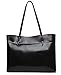 Covelin Women's Handbag Genuine Leather Tote Shoulder Bags Soft Hot Black