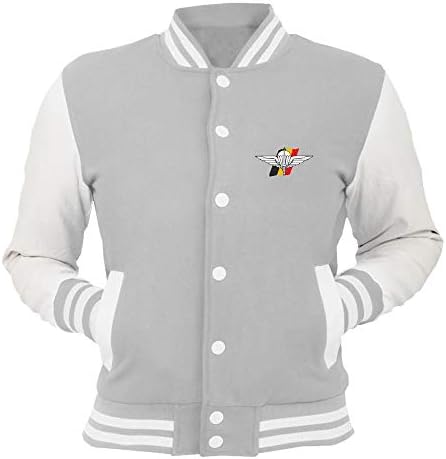 College Jacket Grey TM0404 Belgian para Commando Brigade Militari