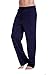 CYZ Men's 100% Cotton Jersey Knit Pajama Pants/Lounge Pants-EveningBlue-M