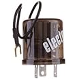 Memotronics ELF33P6 Turn Signal Flasher Relay, LED Compatible, 3 + Ground Wire Prongs, 6 Volts