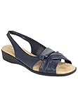 Comfortview Women's Wide Pearl Sling Sandal