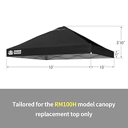 CROWN SHADES 10x10 Canopy Replacement Top - Only