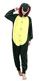 Japsom Unisex Crocodile Kigurumi Pajamas Costume All In One with Hood