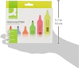 Q-Connect Assorted Highlighter Pens Pack of 6 KF01909 view 2