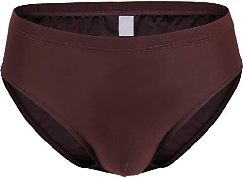 Aobuang Men's Briefs, Solid Low-waist Panties Ice-silk Extremely Soft Fabric Underpants Comfortable Underwear