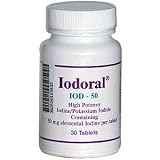 Optimox Corporation Iodoral IOD-50 30 tablets 50 mg