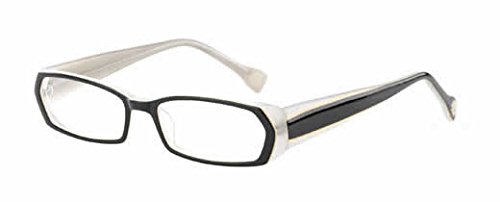 R.E.M. Ink Duotone Designer Reading Glasses in Black ; +1.00