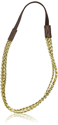 Caravan Headband, 2 Braids Stretch, Gold