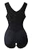 TOPMELON Women's Shapewear Bodysuit Tummy Control Slimming Full Body Shaper (Black, M)