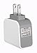 TopG - Lifetime Warranty - 15W / 3.1A Dual-Port USB Wall Charger -Portable Travel Charger Rapid Car Charger For Samsung Galaxy S5;The All New HTC One M8 M7 M4, Mini 2; iPhone 5S 5 5C 4S 6, iPad Air 4 3 2, iPad Mini 1 2 Retina, iPad touch, iPod Nano; Samsung Galaxy S4, S3, S2, Note 4 3, 2, Tab S 4, 3, 2 7.0 8.0 10.1;LG Optimus G3 G2, Flex,G2 Mini,G Pro 2,G Pad 7.0 8.0 8.3 10.1; Google Nexus 5 4 7 8 FHD 2;Other Android Smartphone/Tablets (White)