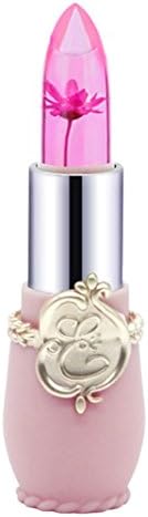 Jelly Lipstick, Quistal Flower Temperature Color Changing Lipstick Waterproof Long Lasting Moisturizing Lip Balm Angel temptation Lip Gloss For Girls (pink)
