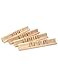 BSIRI Wooden Letter Holder Tiles Rack Set of 4