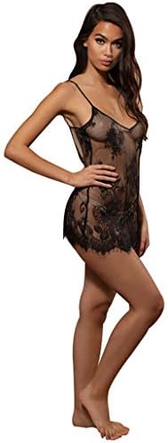 Women Sexy Lingerie Lace Teddy Open Crotch Mesh Nightwear Lingerie Underwear Babydoll Sleepwear Lace Dress HunYUN