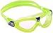 Aqua Sphere Seal Kid 2 Youth Swim Mask - Clear Lens, Lime + Blue Frame - UV Protection, Anti-Fog Swim Goggles for Kids