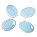 2pcs AAA White Opal Oval Cabochon Flatback Semi-precious Gemstone beads 25x18mm or 9.84