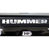 Eurosport Daytona - Compatible with Hummer H2 - Rear Bumper Letter Inserts