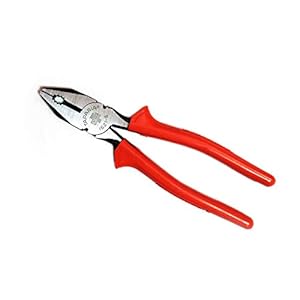 TAPARIA Insulated Lineman Combination Cutting Piler 210 MM / 8″ (Silver / Orange)