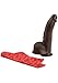 Vac-U-Lock Mr Marcus Cock and Balls 9 Inch Dildo, Brown