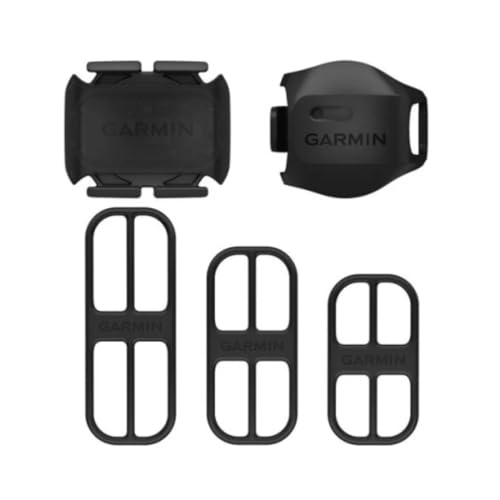 Garmin Geschwindigkeitssensor 2 & Trittfrequenzsensor 2 - Messung und Speicherung von Geschwindigkeit, Trittfrequenz, Distanz via ANT+ oder Bluetooth LE. Montage an Radnabe.