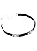 Wink Gal Women's Boho Turquoise Velvet Concho Coins Choker Necklace Black