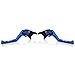 MZS Adjustment Brake Clutch Levers for Suzuki GSXR600 2006-2010,GSXR750 2006-2010,GSXR1000 2005-2006 Blue