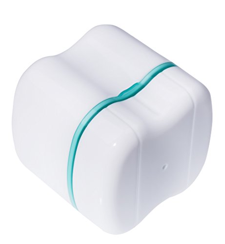 image for Mint Rose Denture Case,Denture Brush Retainer Case,Denture Cups Bath,D