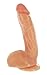Lynx 9-Inch Suction Cup Dildo - Light