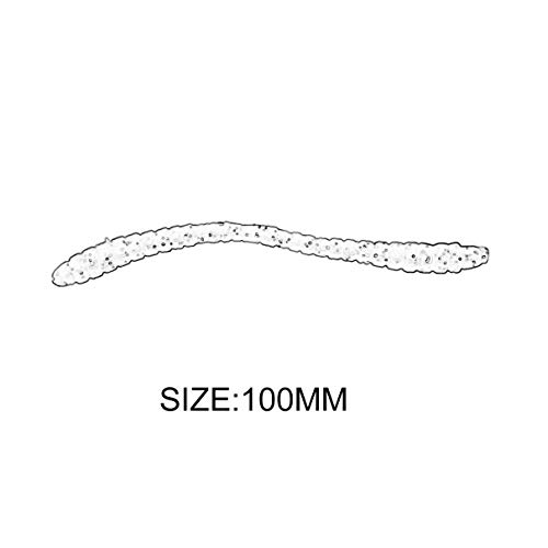 10PCS/SET 10CM Soft Floating Trout Worm Soft Baits Artificial Fishing Lures Sea Worms Earthworm Fishing Soft Lures Wobblers
