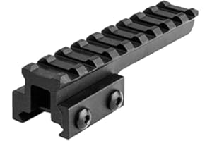 BRIDGEMOUNT Lion Gears 3.73" Long with 9 Slots 0.75" Low Profile Slim Riser Mount