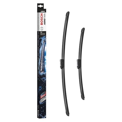Bosch Aerotwin A864S Front-Scheibenwischer - Set mit 2 Ersatz-Scheibenwischern und vormontiertem Adapter - 2 Wischblätter, 650 mm und 450 mm
