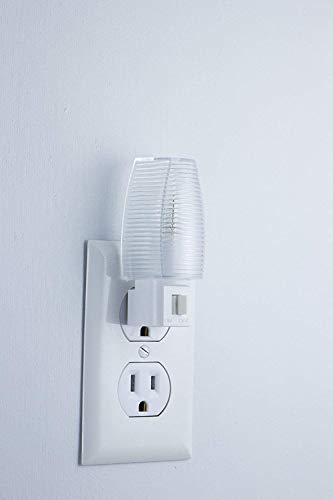 Lights by Night Manual On/Off Incandescent Night Light, Clear Shade (Pack of 3)