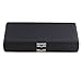 BQLZR Black PU Leather 2 Layers Bassoon Reed Box Reed Case for 20 Reed Hold Strong Against Moisture