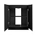 PeetsPets Durable Wood Aquarium Stand with Storage, Up to 20 gal. (Black Gloss)thumb 3
